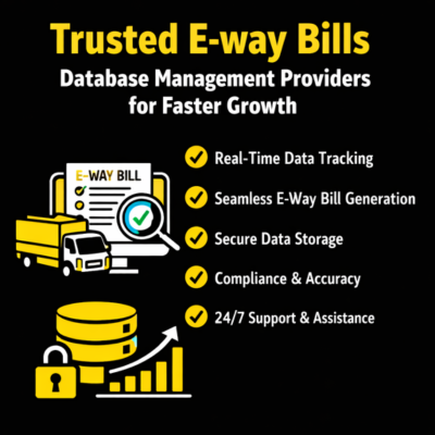 E-way bills database management providers