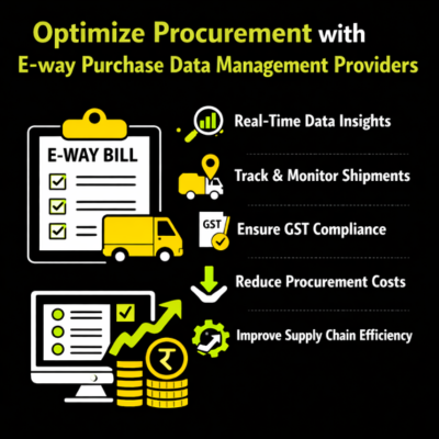 E-way purchase data management providers