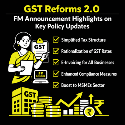 GST Reforms 2.0 FM announcement highlights