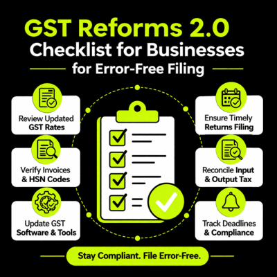 GST Reforms 2.0 checklist for businesses