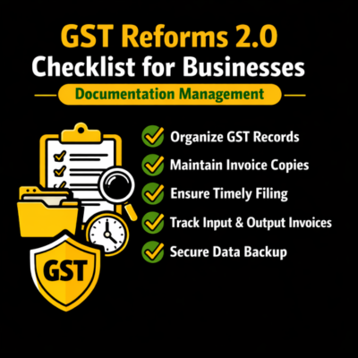 GST Reforms 2.0 checklist for businesses