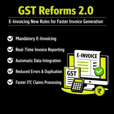 GST Reforms 2.0 e-invoicing new rules