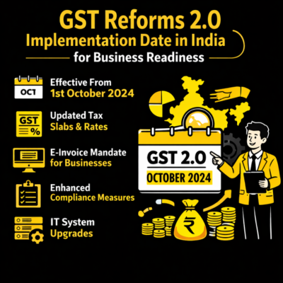 GST Reforms 2.0 implementation date in India
