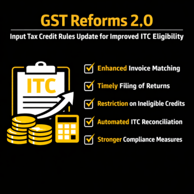 GST Reforms 2.0 input tax credit rules update