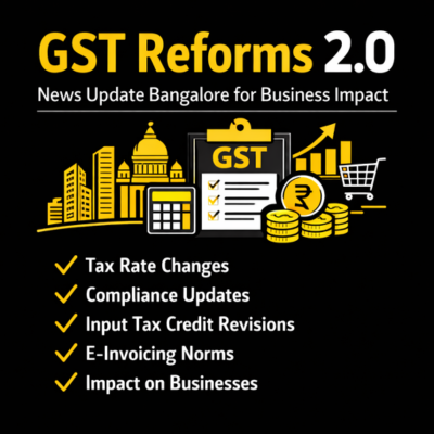 GST Reforms 2.0 news update Bangalore