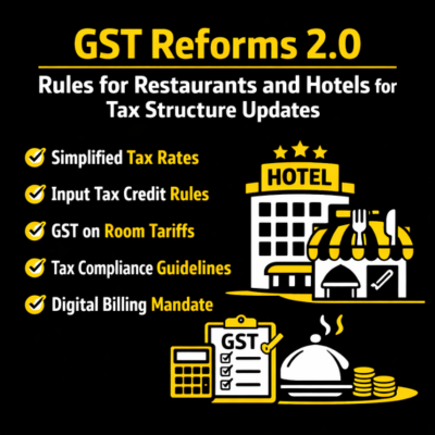 GST Reforms 2.0 rules for restaurants and hotels