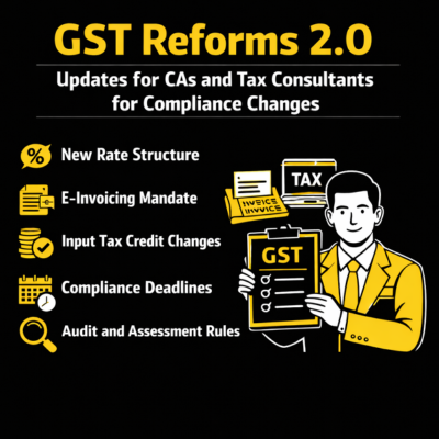 GST Reforms 2.0 updates for CAs and tax consultants