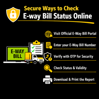 How to check e-way bill status online