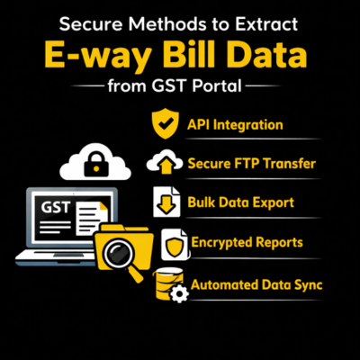 How to extract e-way bill data from GST portal