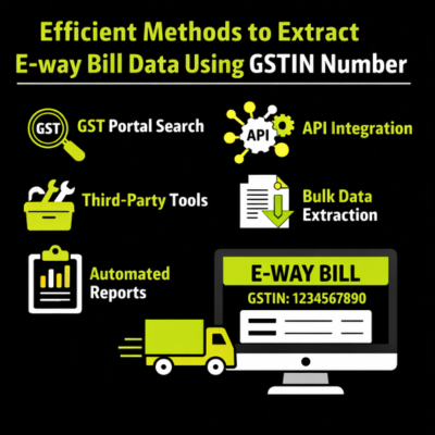 How to extract e-way bill data using GSTIN number