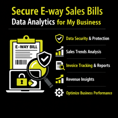 How to get e-way sales bills data analytics for my business