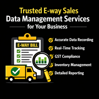 How to get e-way sales data management services?