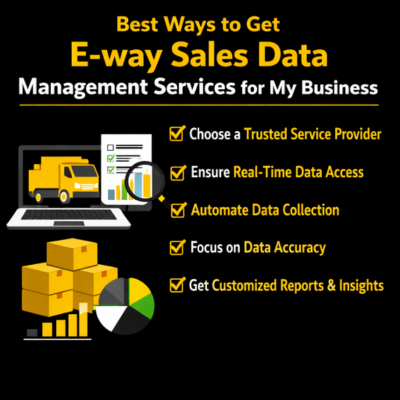 How to get e-way sales data management services for my business?