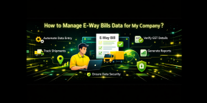 How to manage e-way bills data for my company