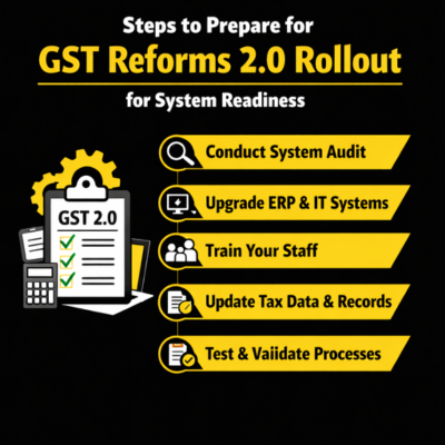 Steps to prepare for GST Reforms 2.0 rollout
