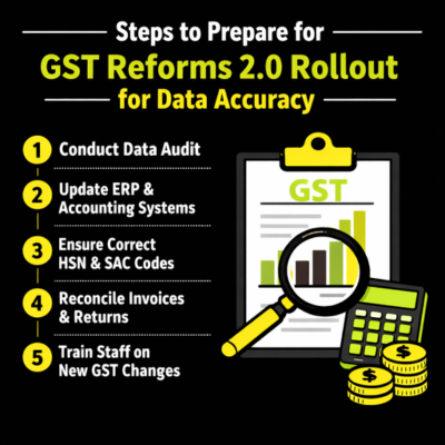 Steps to prepare for GST Reforms 2.0 rollout