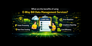 What are the benefits of using e-way bill data management services?