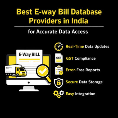 What are the best e-way bill database providers in India