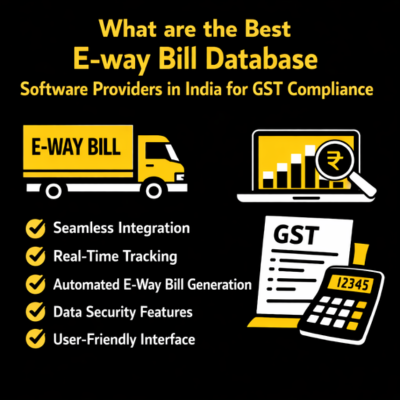What are the best e-way bill database software providers in India?