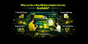 What are the e-way bill data analytics services available
