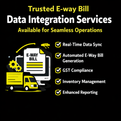 What are the e-way bill data integration services available