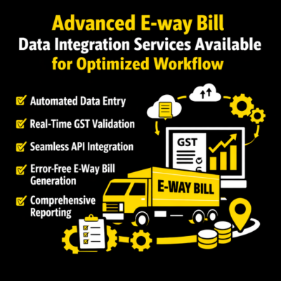 What are the e-way bill data integration services available