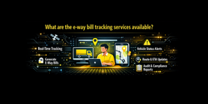 What are the e-way bill tracking services available