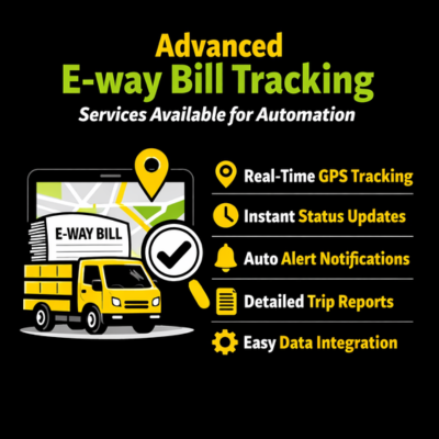 What are the e-way bill tracking services available