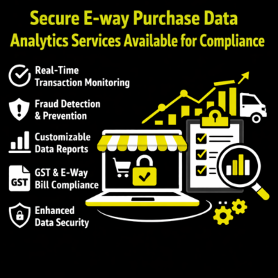 What are the e-way purchase data analytics services available?