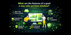 What are the features of a good e-way sales purchase database